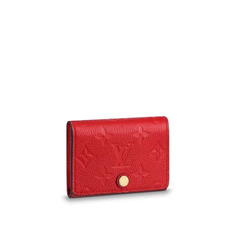 lv m58457|Business Card Holder Monogram Empreinte Leather.